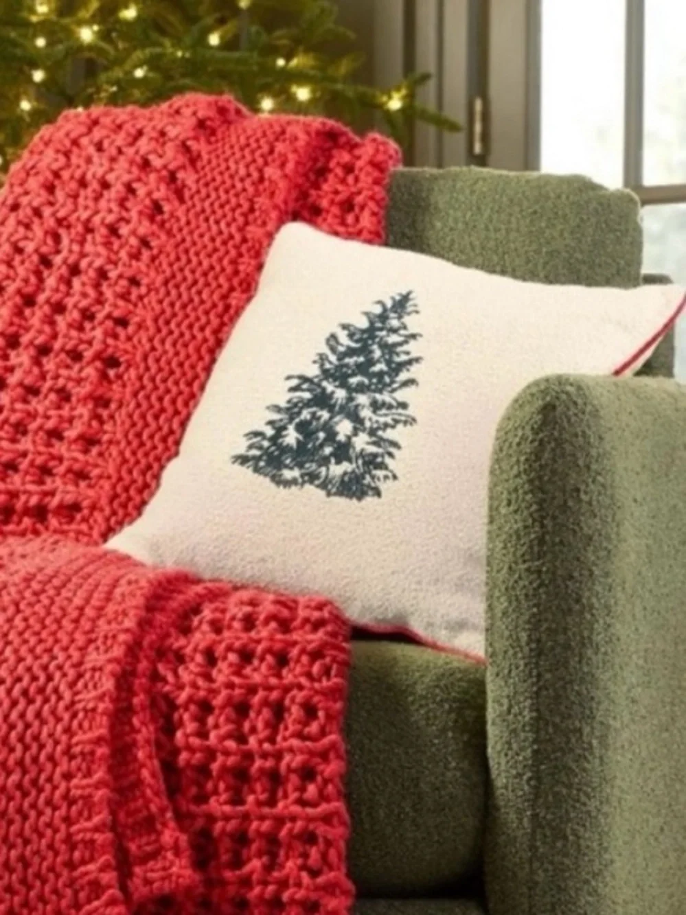 Hearth & Hand Magnolia Tree Icon Square Accent Pillow